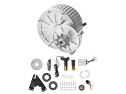 Kit de motor elétrico DC escovado VEVOR 450W 36V 117 x 112 x 129mm