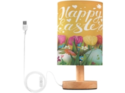 Abajur De Cabeceira Led Soft For Children, Mapa De Ovos, Grama Realista