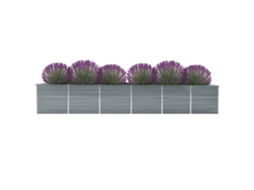 Canteiro de jardim HARLANV1 com dimensões 152x80x68 cm em aço galvanizado