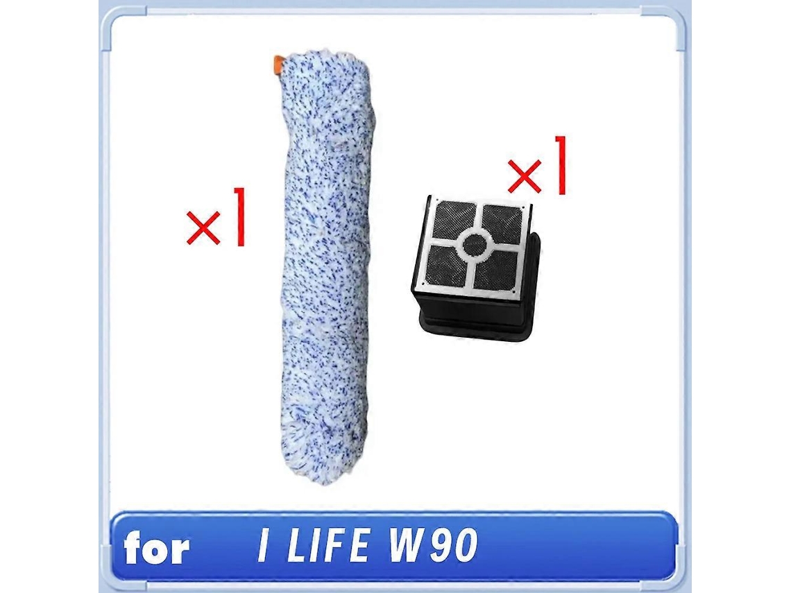 Escova De Rolo E Filtros Para Aspirador De Pó Sem Fio I Life W90, Modelo Roboat, Com Função De Limpeza A Seco E Varredura Inteligente._ptg