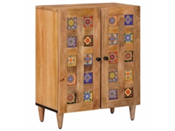 Vidaxl Buffet 60 X 33 X 75 Cm Madeira De Manga Maciça Natural