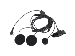 Capacete Moto Com Headset E Ptt Para Kenwood