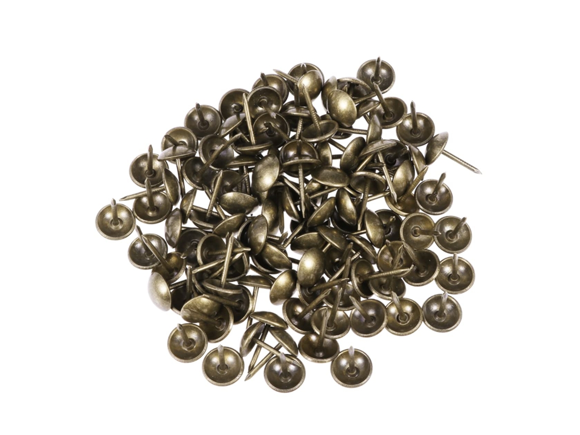 Tachas De Ferro Vintage Para Estofamento 11 X 17 Mm 100 Peças