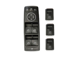 Interruptor De Controle De Janela Para Mercedes C W204 X204 E W212 W207 2007-2015, Abs Preto, Montagem Direta Preto