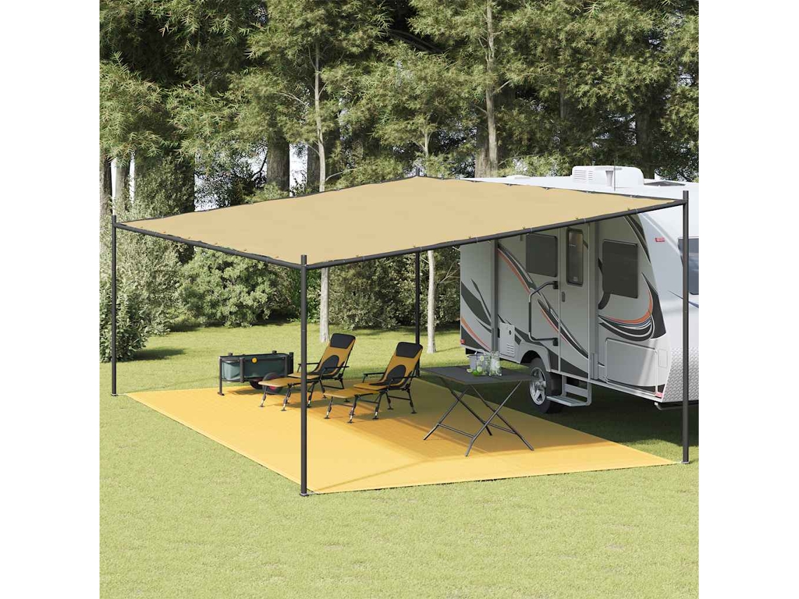 Vidaxl Tapete De Campismo Para Tenda 400x800 Cm Pead Bege