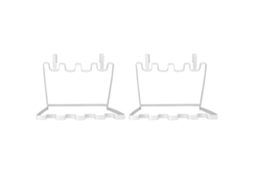2pcs Suporte para Saco de Lixo Pendurado de Ferro Plegável S/MARCA