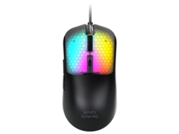 Rato Gaming Mars Gaming Mm-viper 12800 Dpi Ultraleve 56g Rgb Preto