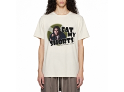 Rockinstone Breakfast Club Movie Eat My Shorts Solid Natural Adult T-shirt Size:l