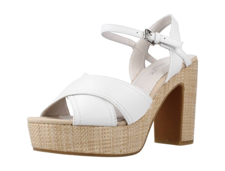 Sapatos de Mulher LUMBERJACK Crossed Ankle Tecido Branco (38)