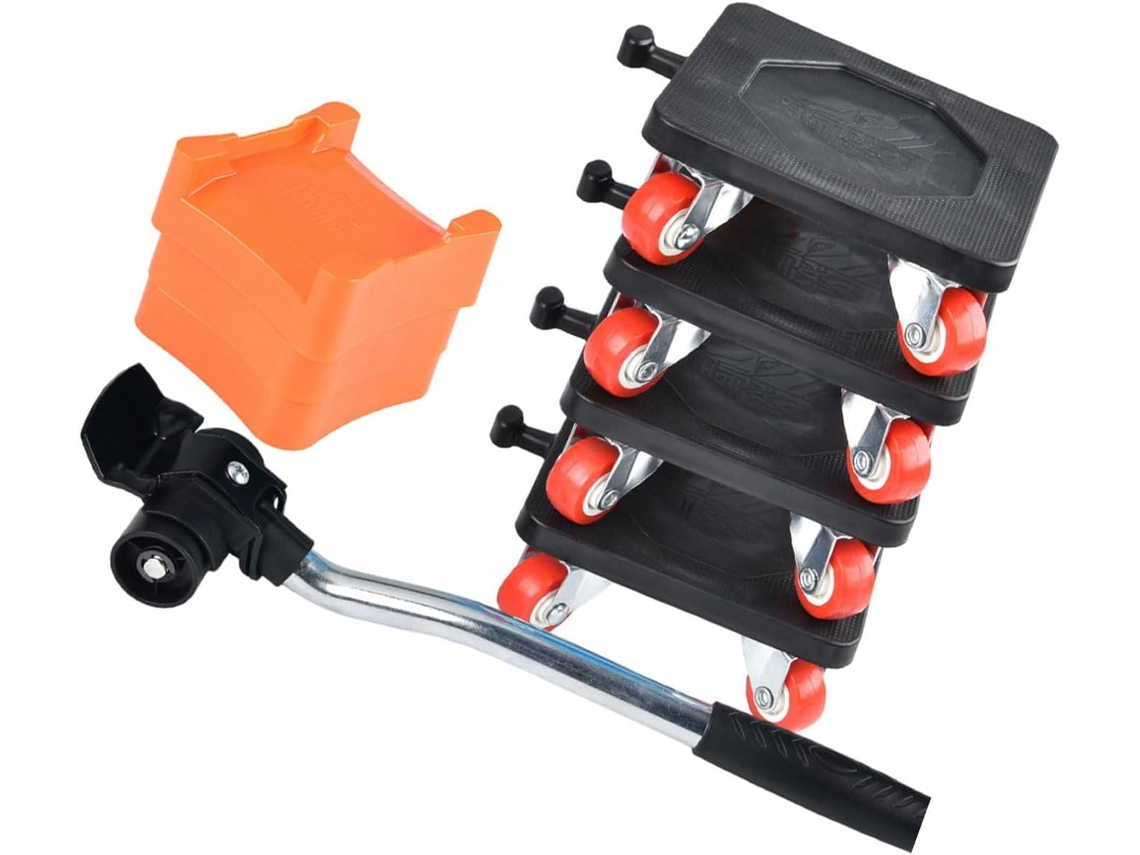 Carrinho para móveis com rodas, deslizante, fácil de instalar, dispensando ou usando ferramentas para