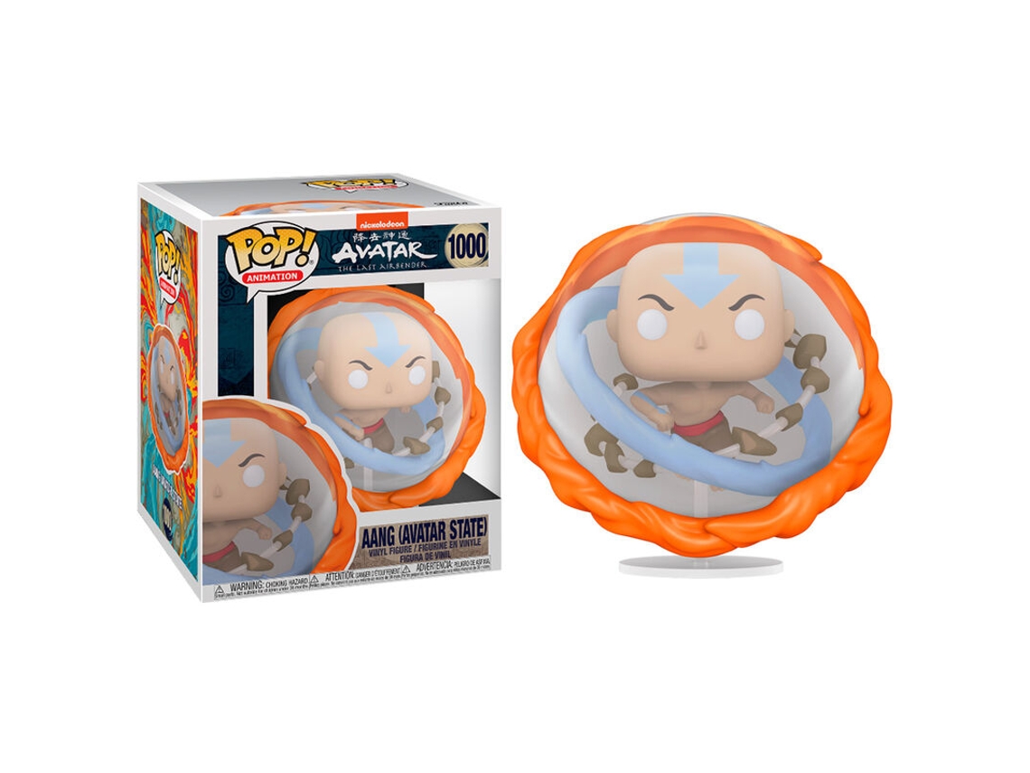 Figura Pop Avatar Aang Todos Os Elementos 15cm