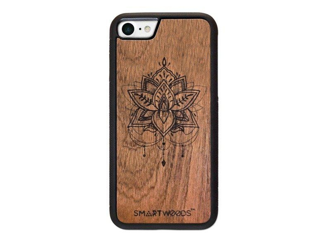 Capa Tipo Madeira Traseira para Apple iPhone 7
