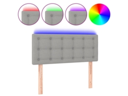 Led Headboard, Led Headboards Vidaxl Cinzeto Tecido (90 X 5 X 78/88 Cm)