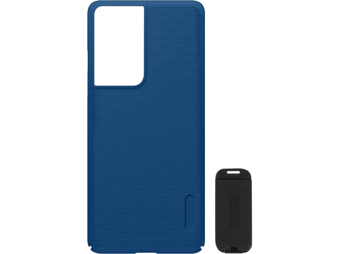 Capa Samsung Galaxy S21 Ultra Nillkin Função Suporte Azul