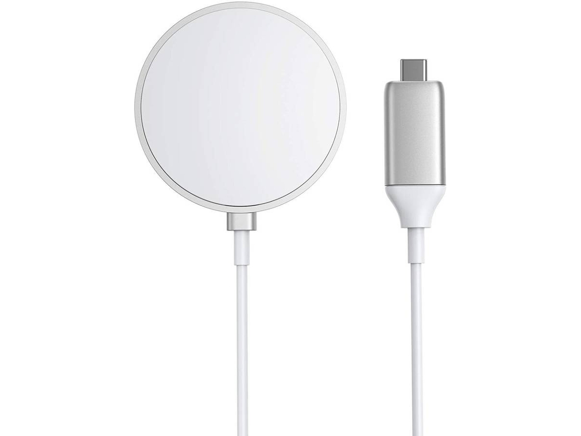 Carregador Sem Anker Usb-C Pés Integrado Almofada Powerwave YIZHOOD Magnética Branco