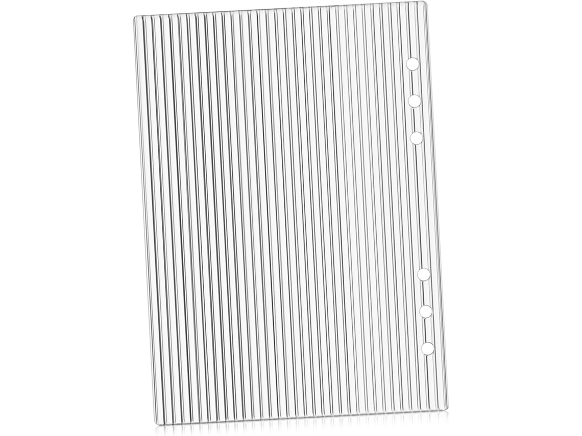 Camada de acrílico transparente Luxshiny A5 com tiras grossas para organização de mesa e casa, camada removível para