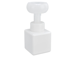Garrafa Espuma Petg 250ml Branca Embalagem Cosmética