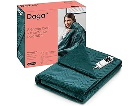Cobertor Elétrico Daga Relax 160 X 120 Cm Verde 100 Poliéster