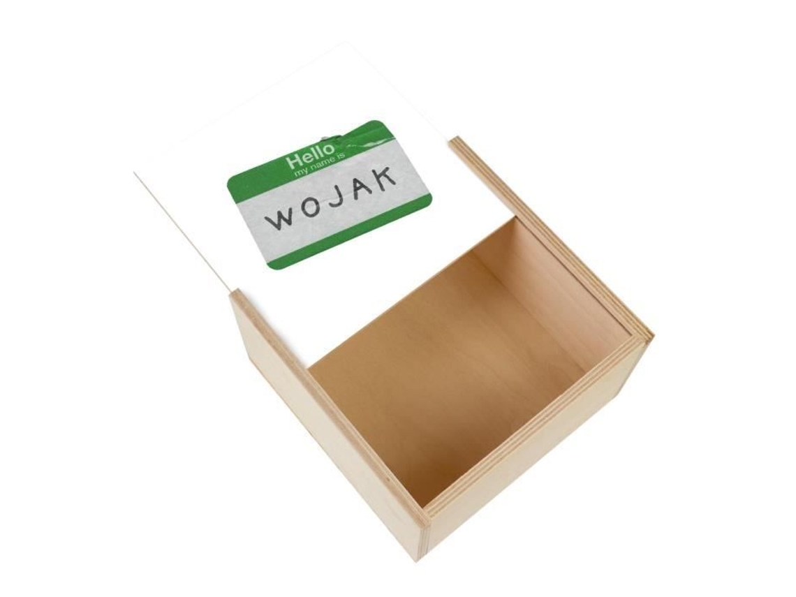 Caixa Caixa de Madeira Wojak Meme Cripto Moeda Negociação Blockchain Internet Humor 11 X 11 X 3 5 Cm FABULOUS