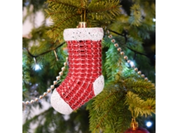 Decoração De Natal Laxiscreed Com Meias Em Plástico Electroplated Para Árvores Natalícias