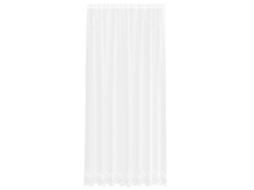 Conjunto 1 Cortina De Renda Vidaxl Branco Poliéster (260x200cm)