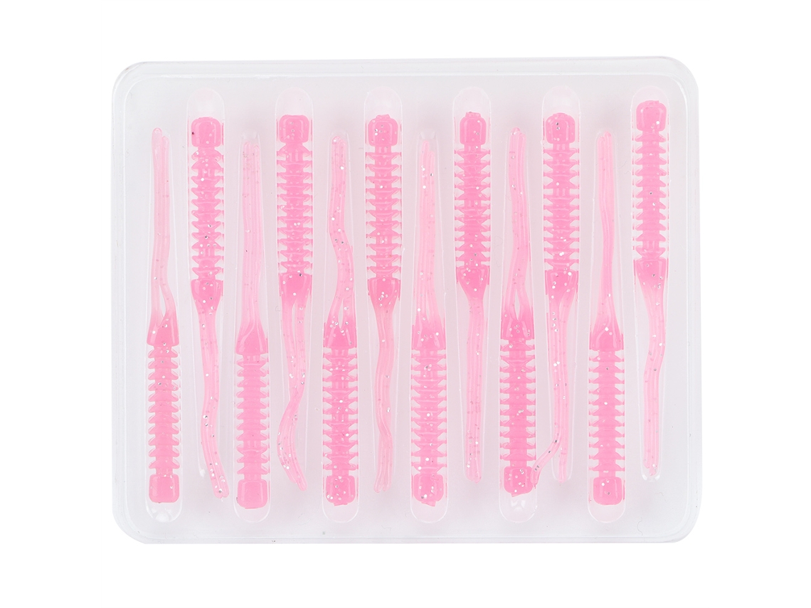 Isca Mole Root Fishing Com 12 Peças 5 Cores