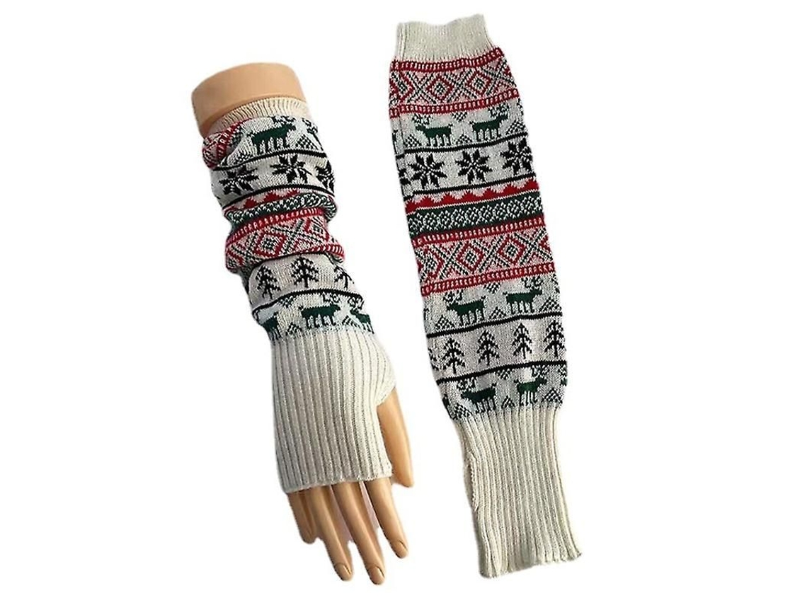 2026 guantes de Invierno para Adolescentes com Estampa de Flocos de Neve Punho Médio Tecidos Táteis