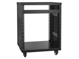 Suporte de Rack Av 12U com Capacidade de 500 Libras Rack de Estúdio de Gravação Estéreo de Rede VEVOR