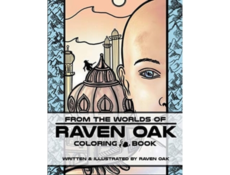 Livro From The Worlds Of Raven Oak Coloring Book De Raven Oak (inglês)