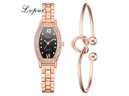 Relógio de Pulseira Feminino de Quartzo com Pulseira de Liga Estilo Fashion 03