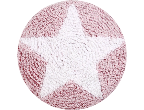 Almofada Infantil HAPPY DECOR KIDS Round Star (Rosa - Algodão, Poliestireno - 30x30 cm)