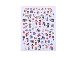 Stickers De Arte De Unhas À Prova D'água Transferência De Água Para Manicure Diy Decoração 493