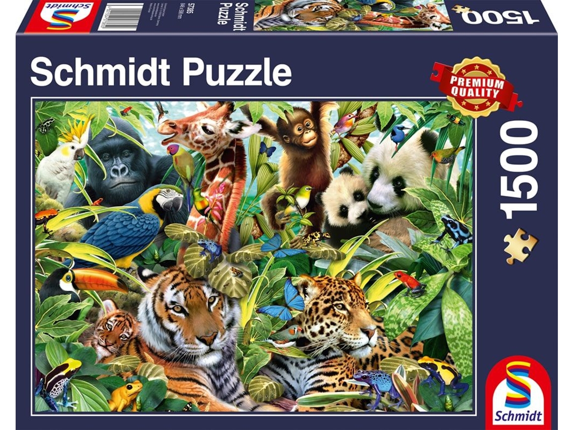 Puzzle SCHMIDT SPIELE 57385 1500 Peças Animais
