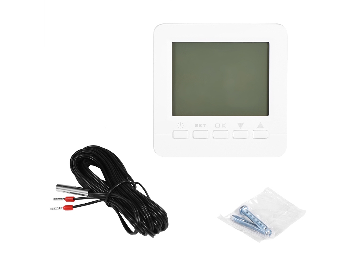 Termostato Programável Digital Lcd 16a Para Aquecimento Controlador De Temperatura Hy02b05-2