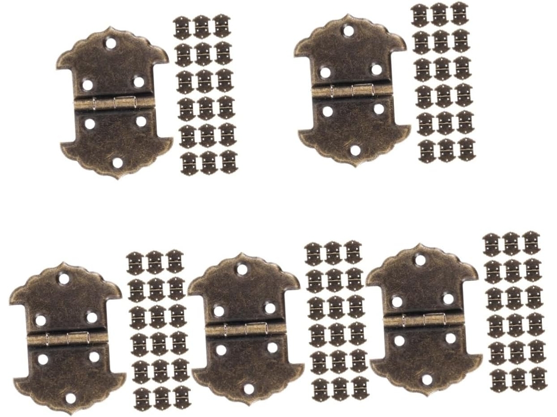 Dobradiças De Renda Retrô Para Armário Antigo, 5 Portas, 20 Peças, 1,5 Metro (5 Pés)