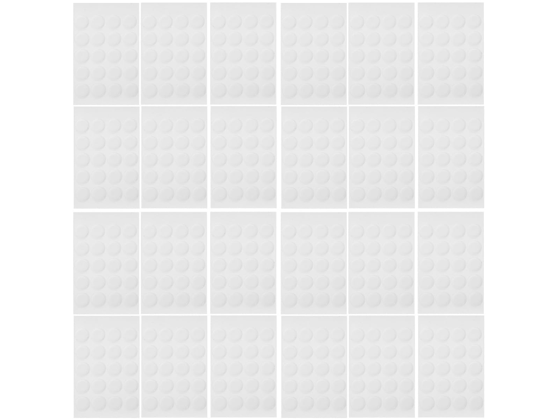 1200 Adesivos De Bolinhas Transparentes Dupla Face