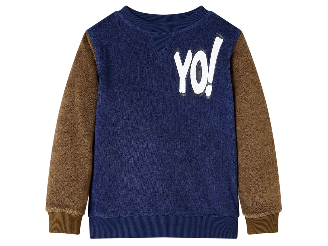 Sweatshirt Para Criança Azul-marinho Escuro 128