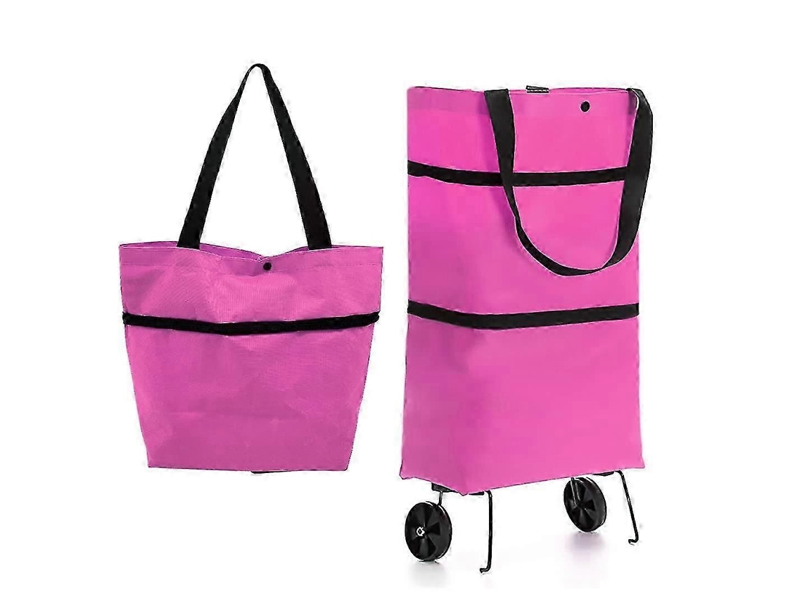 Sacola de Compras com Rodas, 2 em 1, Reutilizável, Multifuncional e Dobrável, Ideal para Casa e Supermercado. GOKOCO