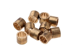 Rebe-2x10 Pçs Ferrulas De Latão Para Pontes De Bilhar Snooker Acessórios Ponta De Ponte 9.5mm
