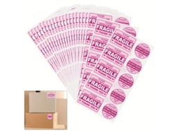 100 Etiquetas De Envio Para Itens Frágeis, Etiquetas De Envio Não Dobráveis, Etiquetas De Papel Kraft