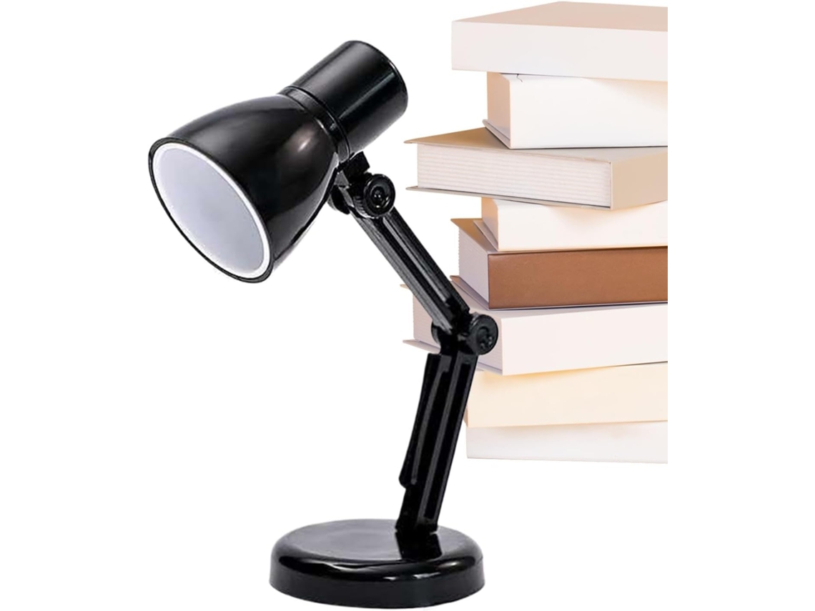 Luminária de mesa pequena, luz de leitura LED portátil sensível ao toque, proteção para os olhos.