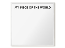 Magnetic Board My Piece Of The World For The Living Room Espelharte (50x50 Cm)