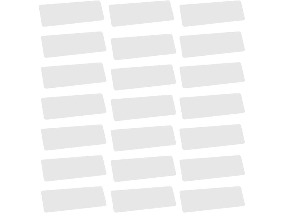 100 Unidades De Placas Adesivas Pvc Práticas E Leves, Com Design Elegante Para Estudo E Organização Portátil