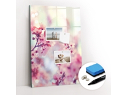 Quadro Magnético Decorativo Flores Da Primavera Para A Sala De Estar Espelharte (40x60 Cm)