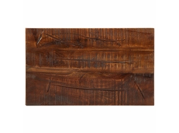 Vidaxl Tampo De Mesa Retangular 60x30x3,8 Cm Madeira Recuperada Maciça