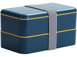 Kichouse Marmita Bento À Prova De Vazamentos E Resistente Ao Calor, Com Capacidade De 1, 2l, Estilo Japonês, Dupla
