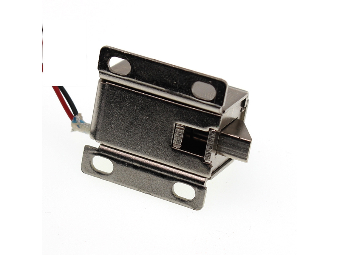 Conjunto de fechadura solenoide elétrica Slowmoose para porta de gaveta (1 pacote)