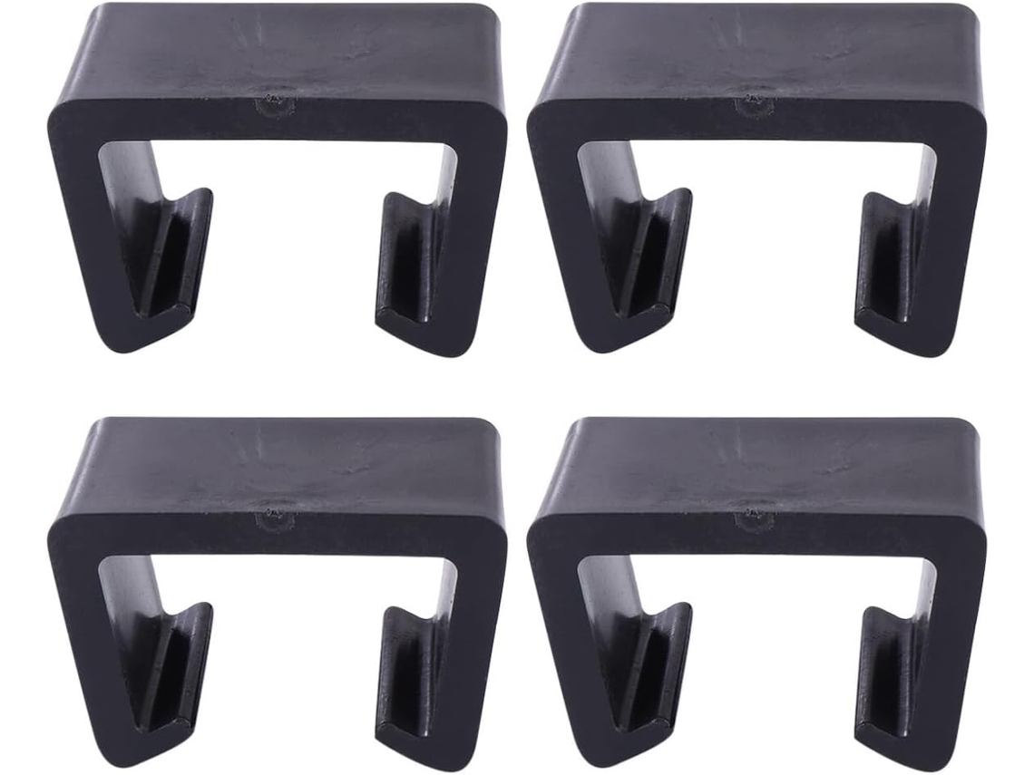 Conjunto Besportble com 4 clipes de plástico para sofá de vime, fixadores criativos e fáceis de usar para movimentação.