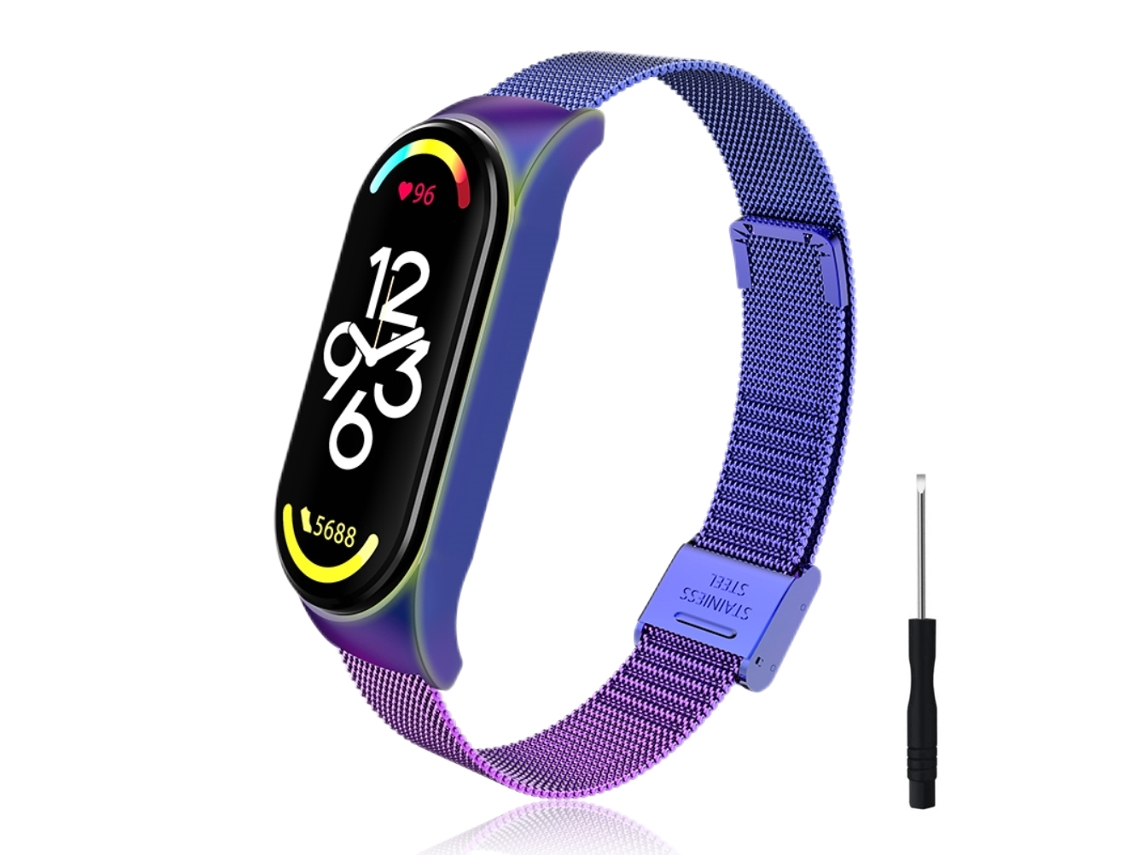 Pulseira de aço inoxidável EOOCOO para substituição, à prova d'água