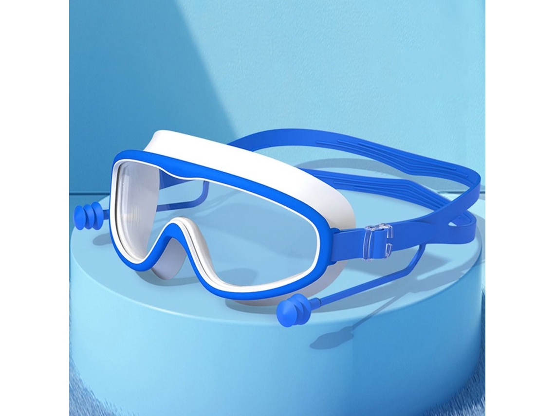 Óculos de Natação AQUAFORGE Infantis com Armação Ampla e Protetores Auriculares